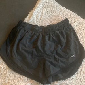 Nike Dri Fit Gray Black Athletic Shorts